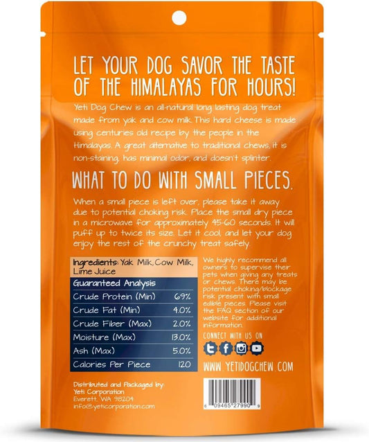 Yeti Dog Chew Small Dog Chews Treats- Small, 3.5 oz (2-4 Pieces)