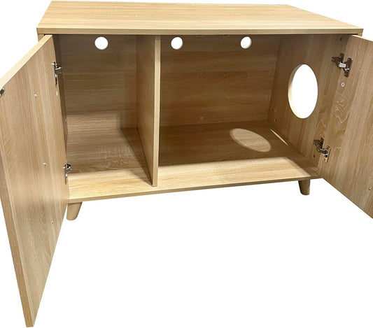 Midlee Dresser Hidden Cat Litter Box Furniture (Large)
