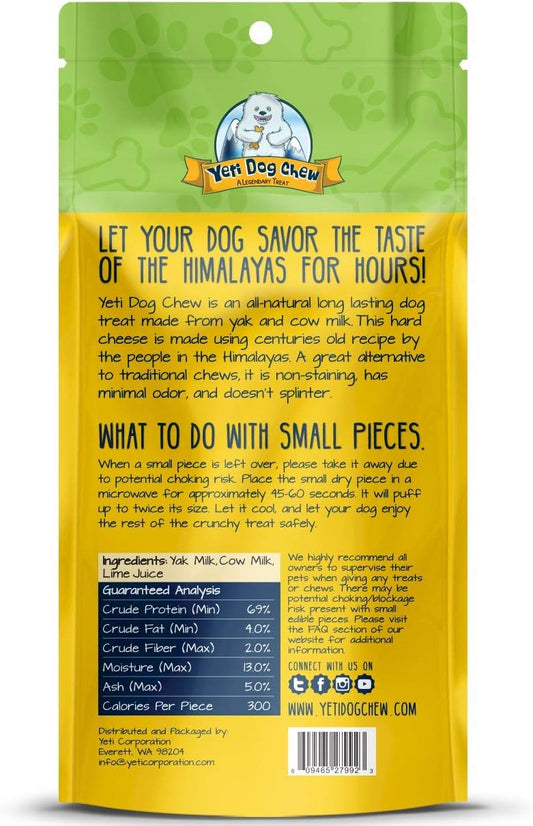 Yeti Dog Chew Medium Dog Chews Treats- Medium, 2.5 oz