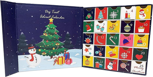Midlee Christmas Advent Treat Box- Reusable- 24 Days- Countdown 2025