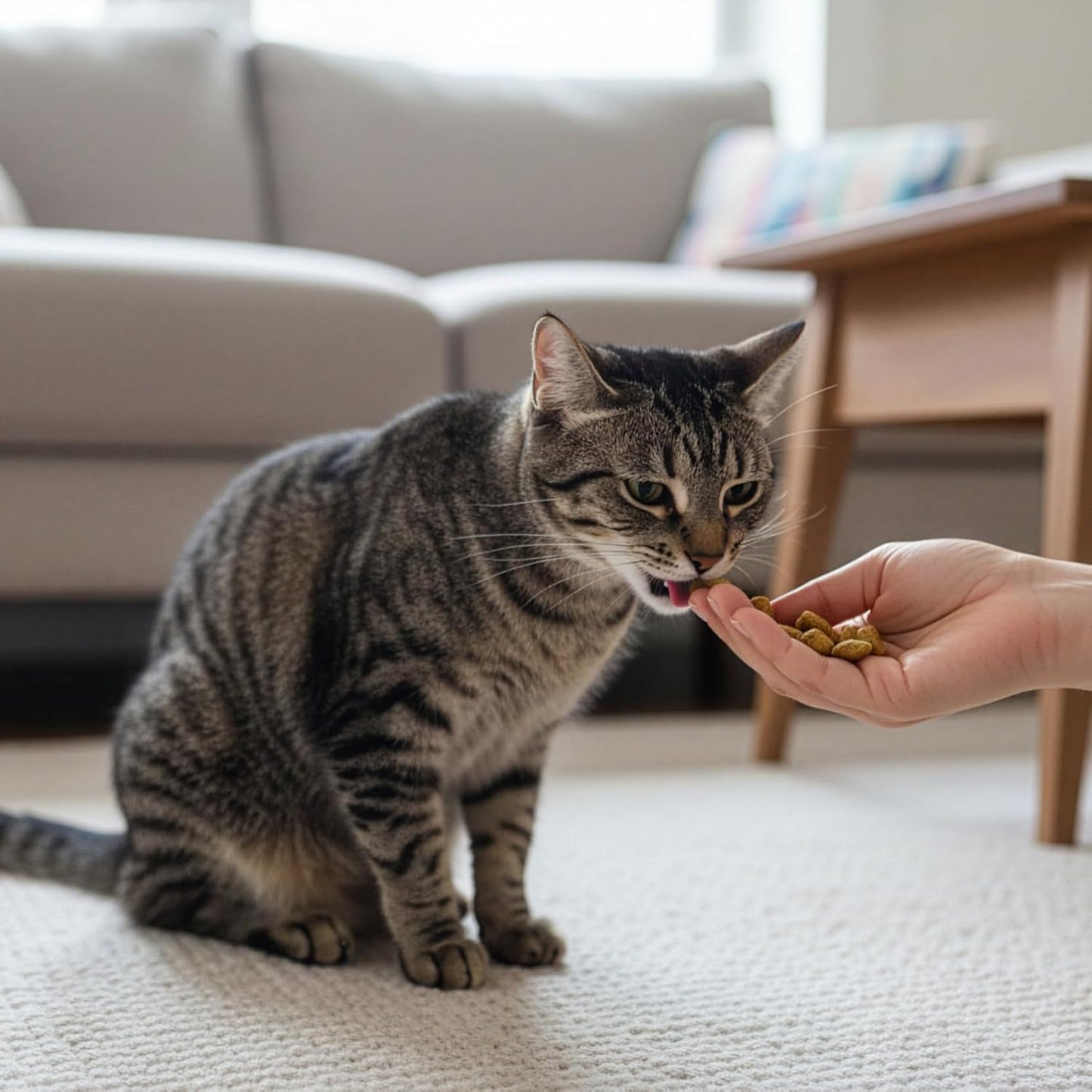 Fieldcrest Farms Nothin’ to Hide Collagen Cat Treats – Crunchy & Creamy Cat Snacks, Tuna Flavor, 8oz Tub.