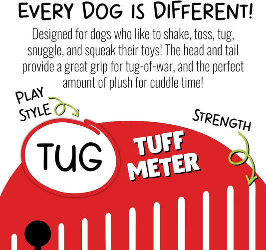 Jolly Pets Fat Tail Small Platypus Dog Toy
