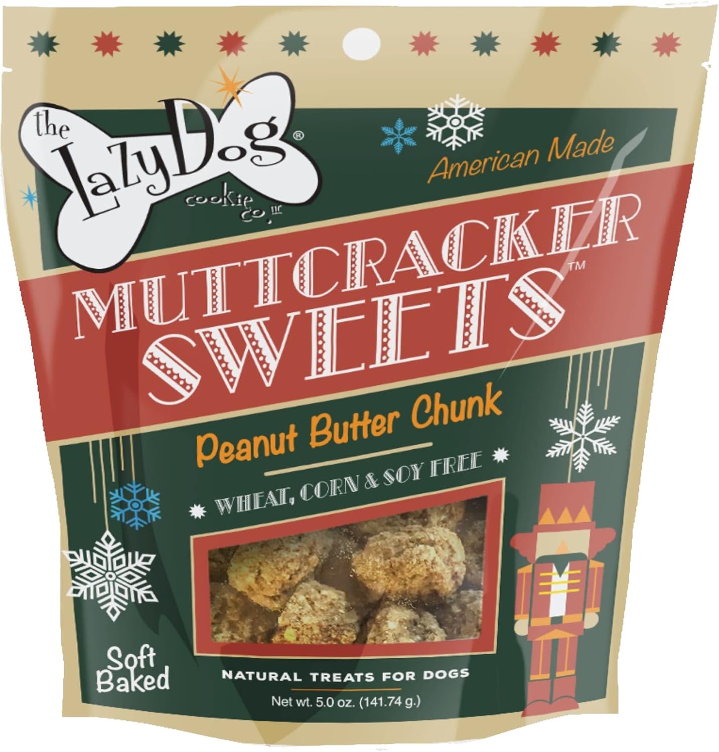 Nutcracker Muttcracker Sweets Christmas Dog Treat- 5oz
