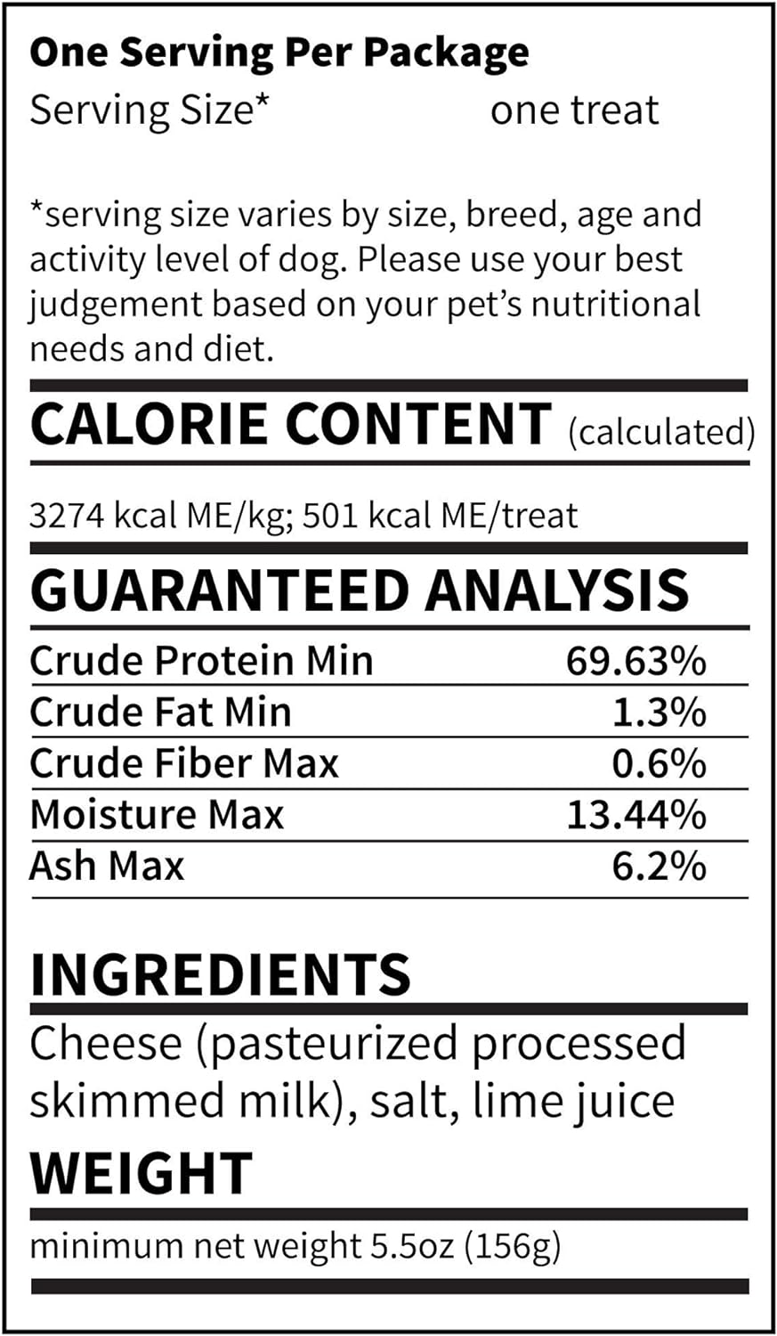 Himalayan Dog Chew for Dogs 55lbs and Up, Cheese, Xlarge