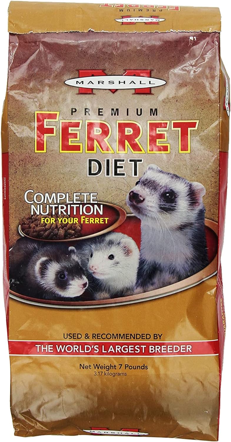Marshall Premium Ferret Diet Bag - 7 lbs