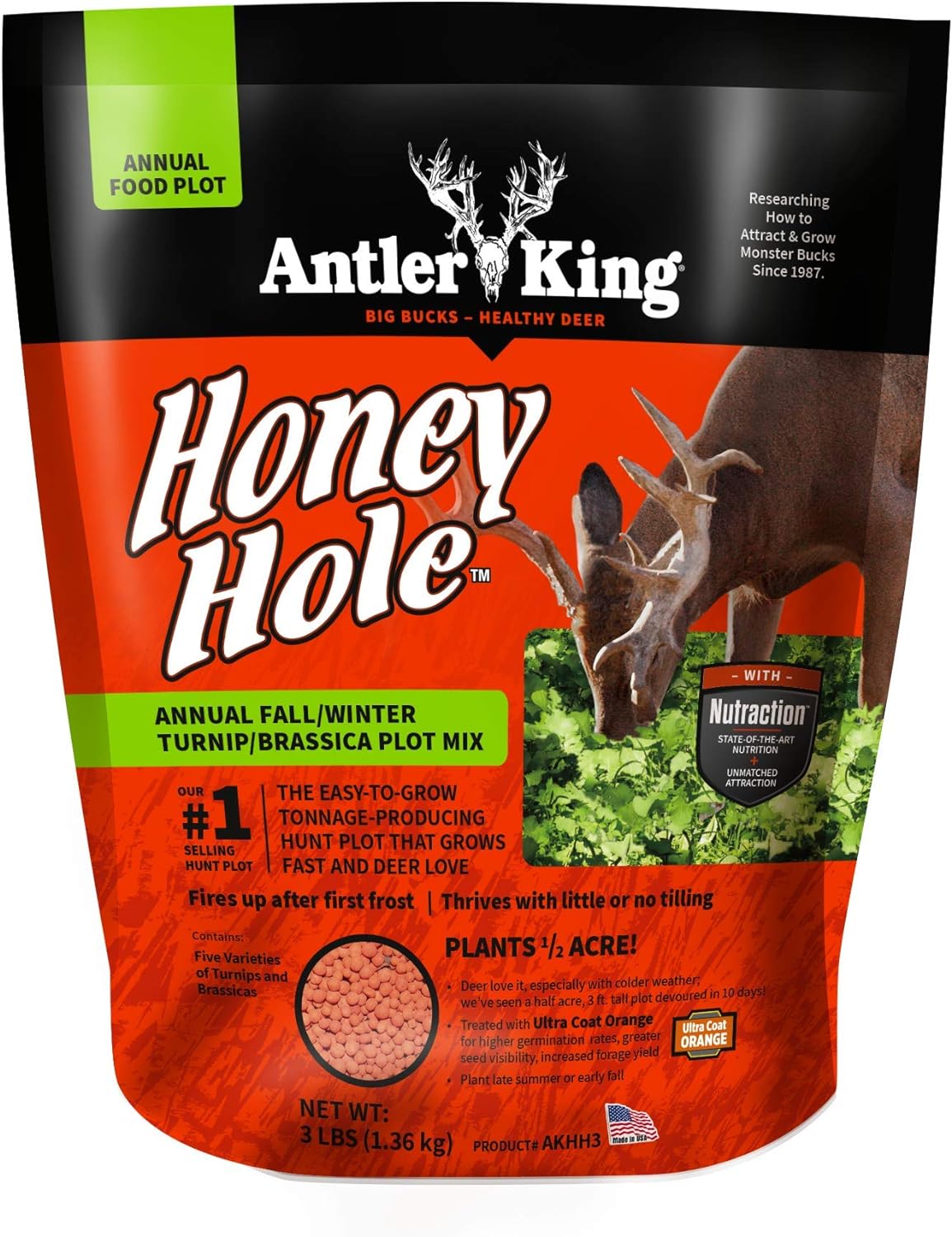 thumbnail image 2 of Antler King Honey Hole Deer Food Plot Mix - Brassica Blend For Hunting 2 of 9