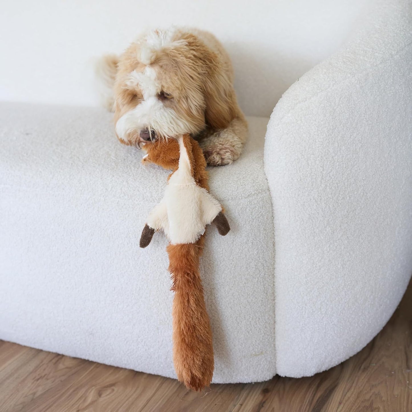 ETHICAL/SPOT Skinneeez Squirrel Chew Interactive Dog Toy- 25"