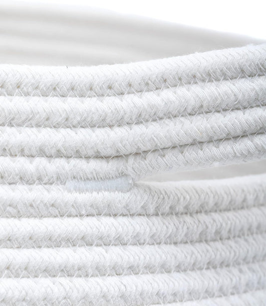 Midlee Rope & Jute Bottom Toy Basket