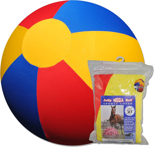 Horsemen's 30-Inch Mega Ball Cover for Horses - Multicolored