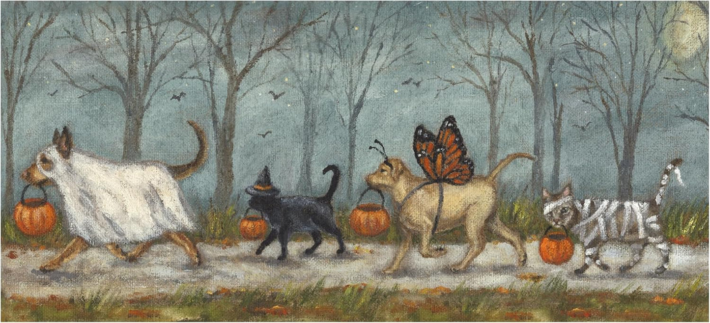 Primitives by Kathy Halloween Pet Parade Rug- Indoor/Outdoor