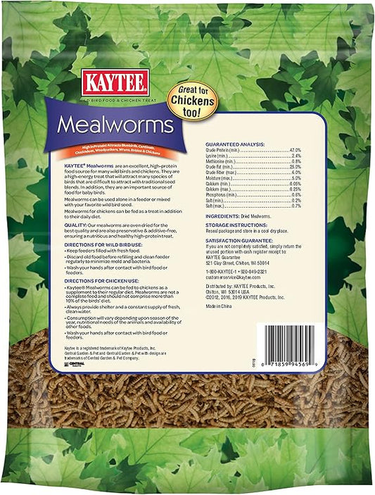 Kaytee Mealworms Bird Food - 17.6 Oz