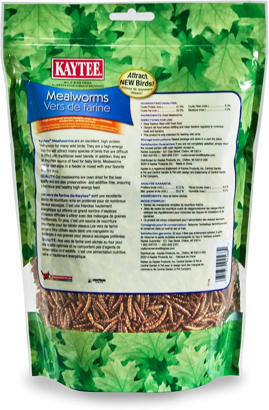 Kaytee Mealworms Bird Food - 7 oz