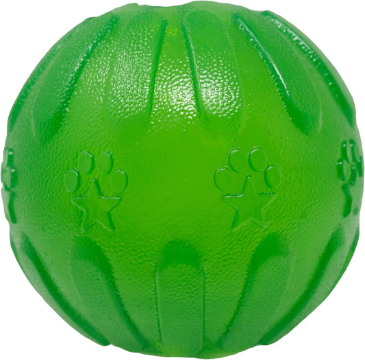 StarMark Treat Dispensing Chew Ball Dog Toy - Medium