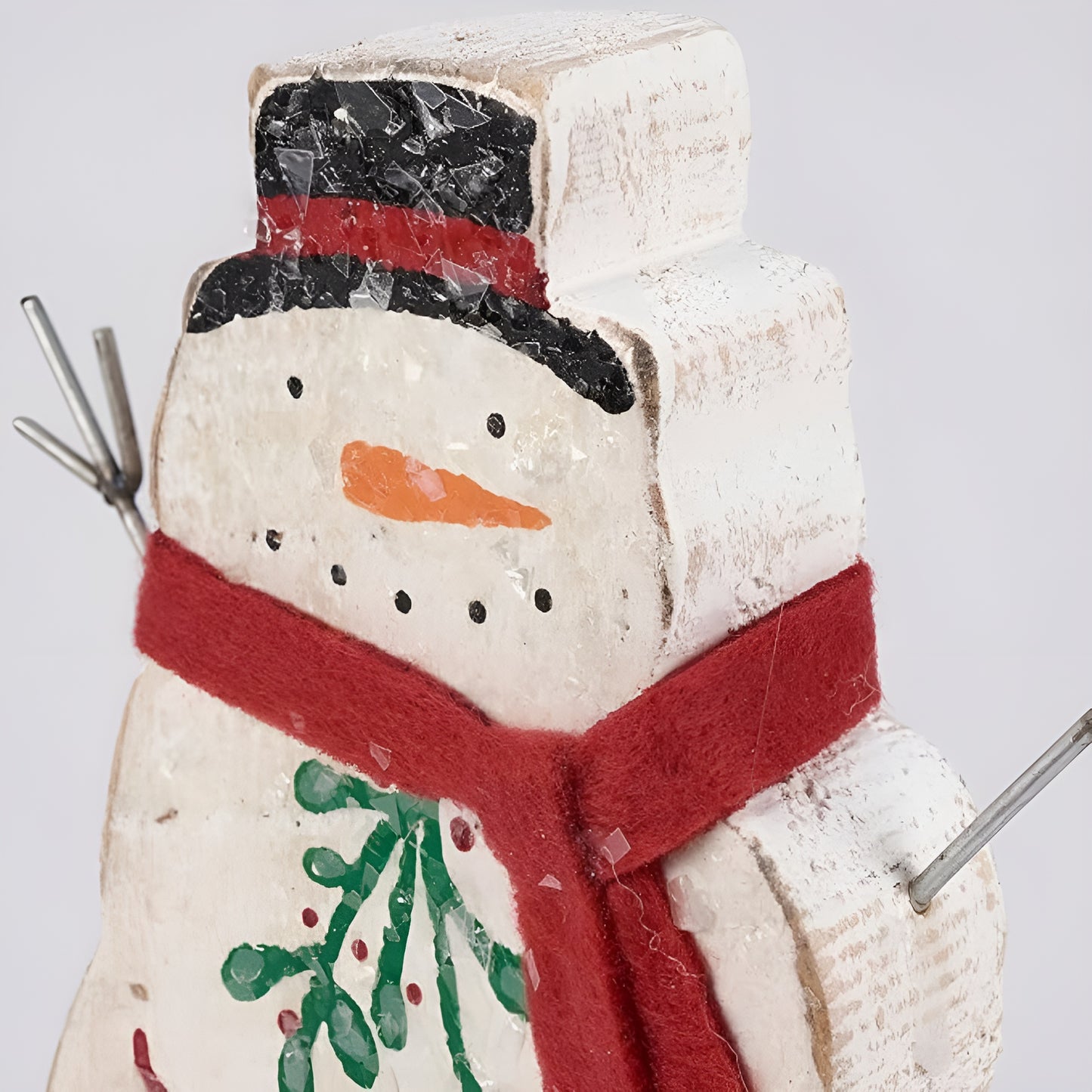 Primitives by Kathy Hand Lettered Winter Wishes Chunky Snowmen Sitter Set