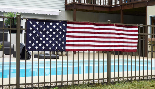Primitives by Kathy American Flag Banner - 98" Large Patriotic Wall Decor
