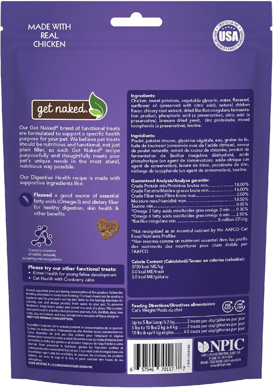 N-BONE Get Naked Digestive Health for Cats Soft Treats 2.5oz
