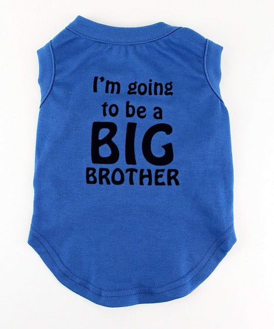 Midlee I'm Going to be a Big Brother Dog Shirt