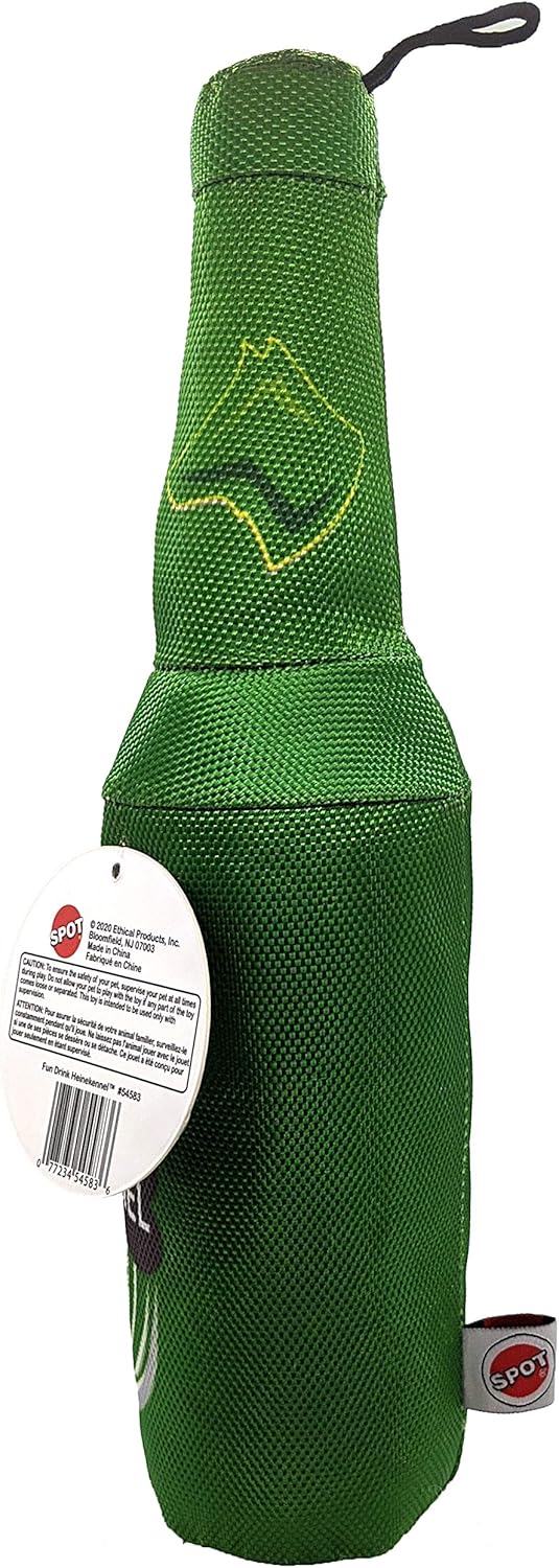 Spot Fun Drink Heinekennel Plush Dog Toy