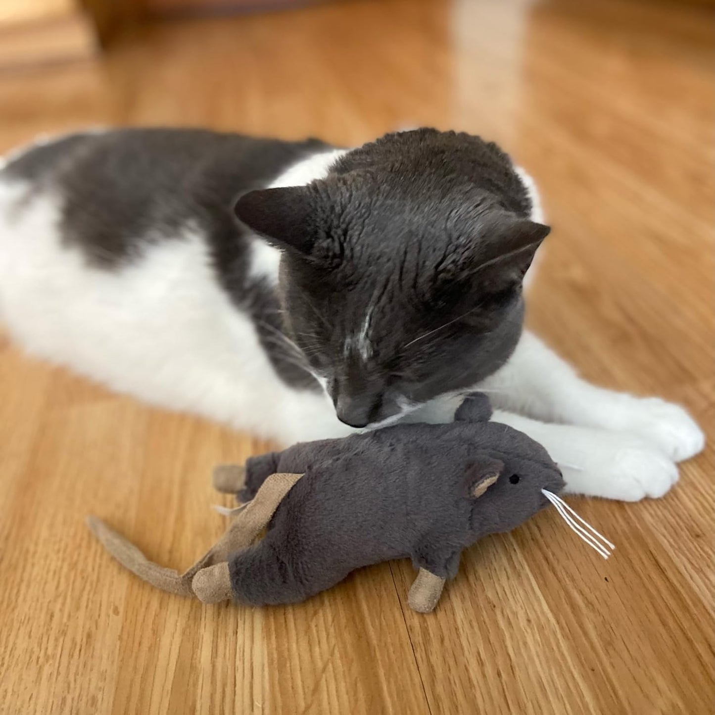 SPOT Big Mouse Bertha Cat Toy with Catnip - 7" Assorted Colors