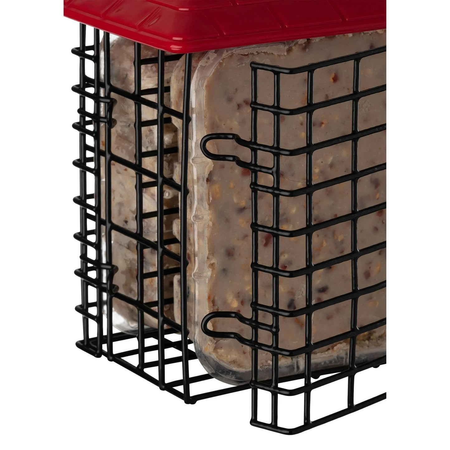 More Birds Single Suet Feeder With Weather Guard - 6.5"- One Unit- Assorted Color