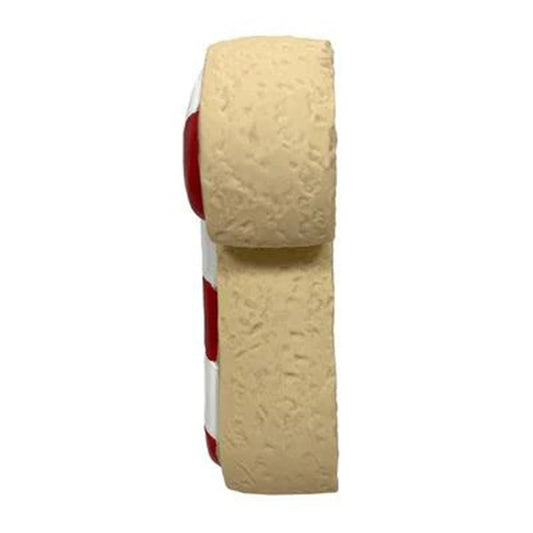 Foufit Holiday Latex Christmas Sugar Cookie Dog Toy(Candy Cane)