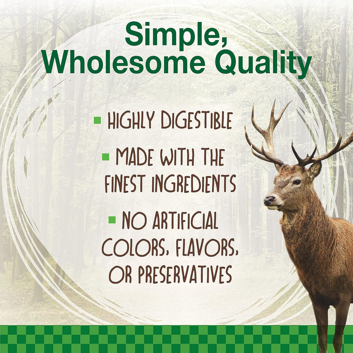 Nylabone Healthy Edibles Edible Antler Real Venison Flavor Dog Chew Treat