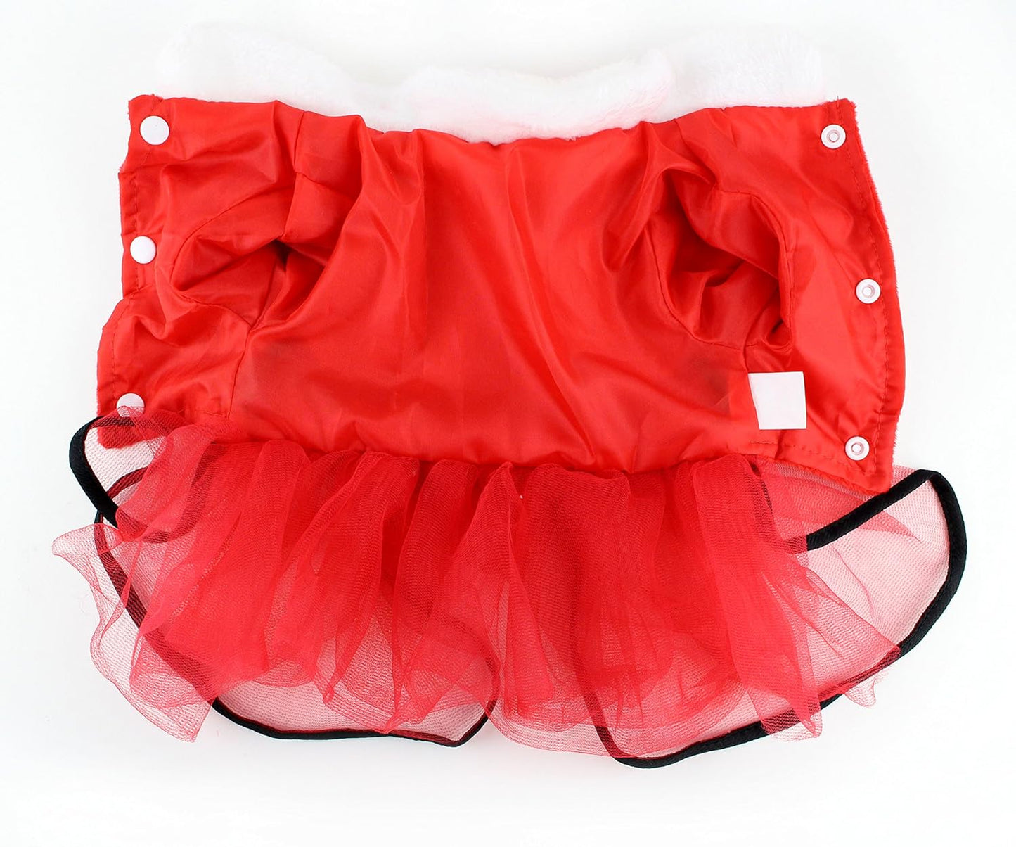 Midlee Mrs. Claus Santa Tutu Dog Dress