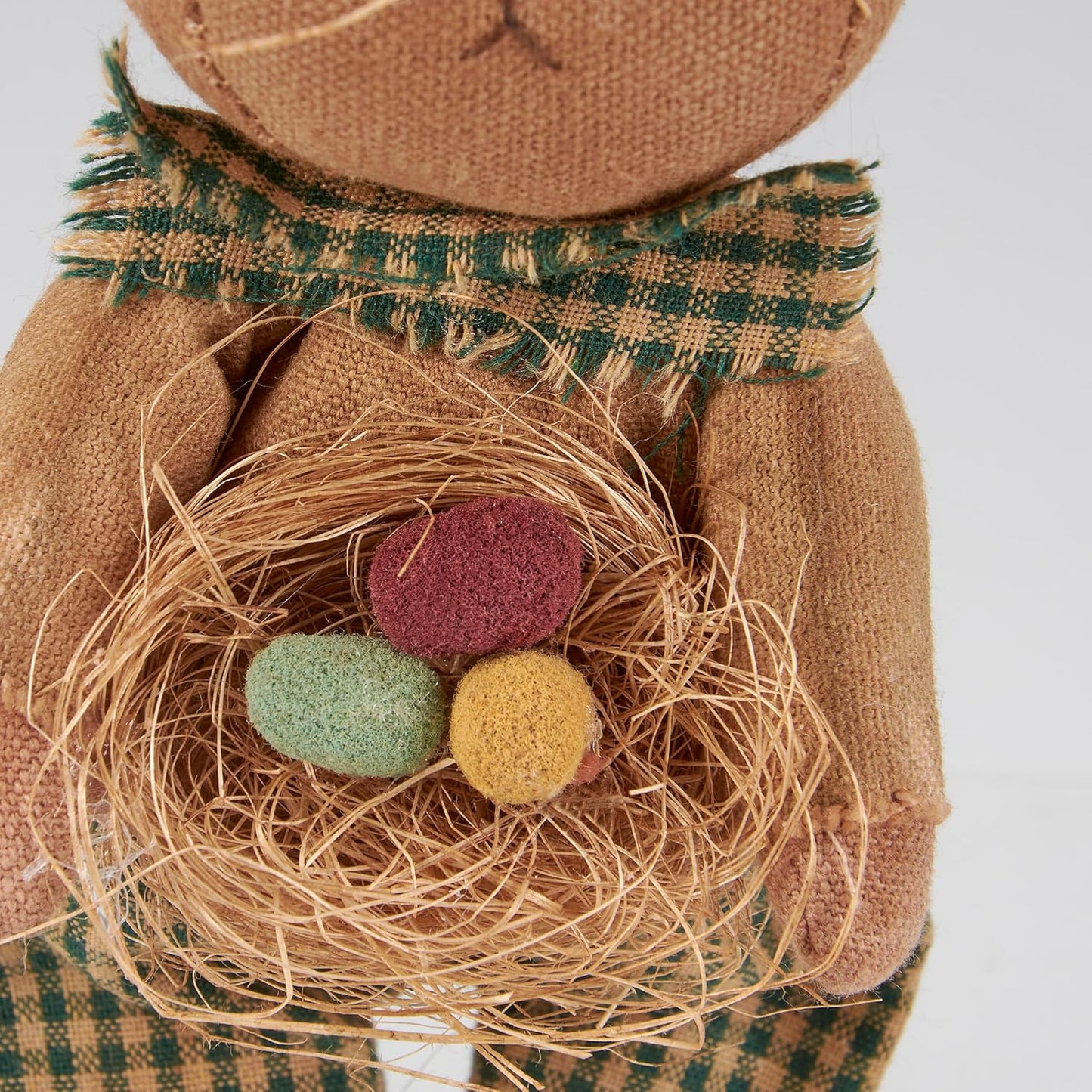 Primitives by Kathy Egg Basket Bunny Ornament