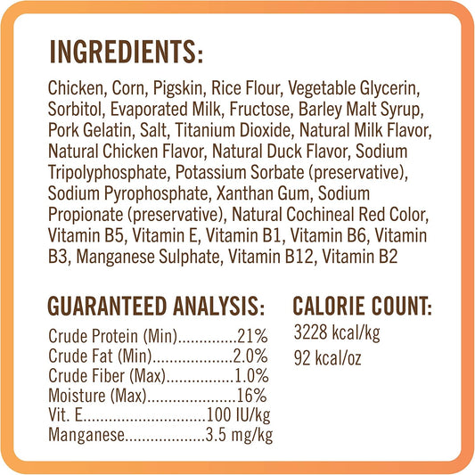 Nutri Chomps Chicken and Duck Kabobs Dog Treat - 6 count