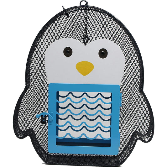 Heath Outdoor Products Penguin Suet and Seed Feeder - Black/White