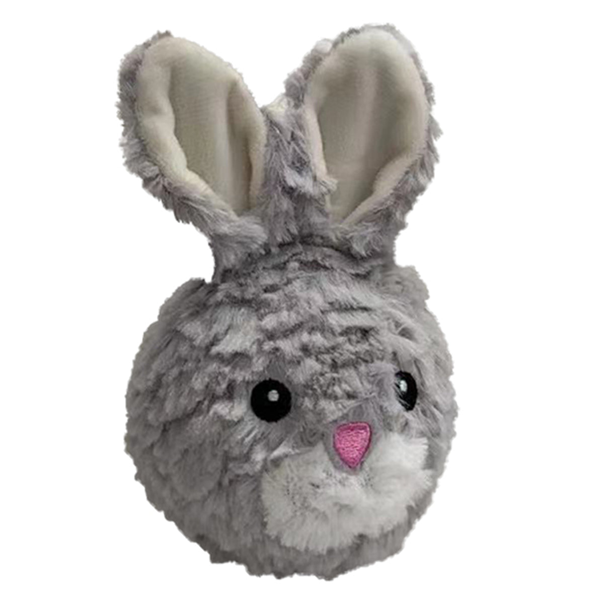 Petlou 4" EZ Squeaky Ball Rabbit Chew Dog Toy