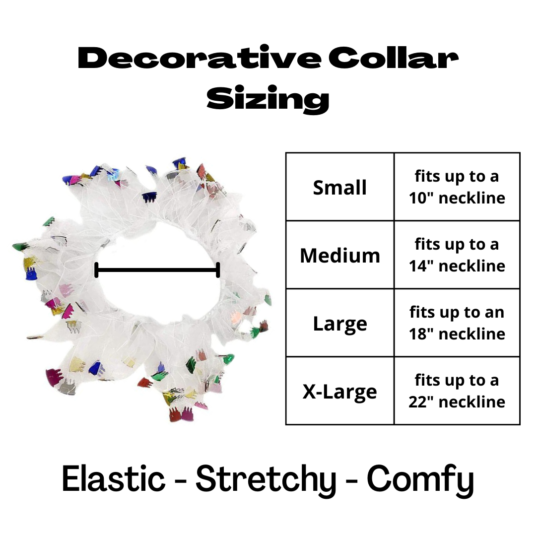 Midlee Birthday Cake Decorative Dog Collar