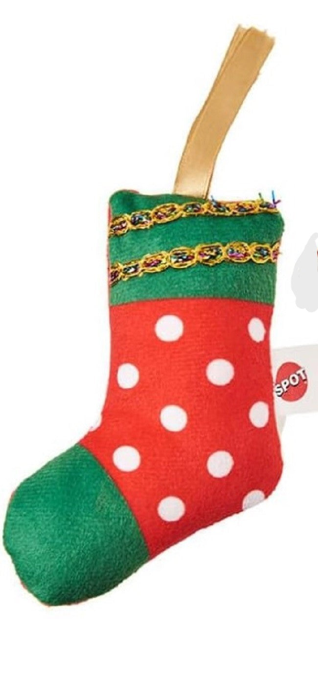 ETHICAL/SPOT Holiday Festive Christmas Catnip Cat Toy - Assorted 4" 1 unit