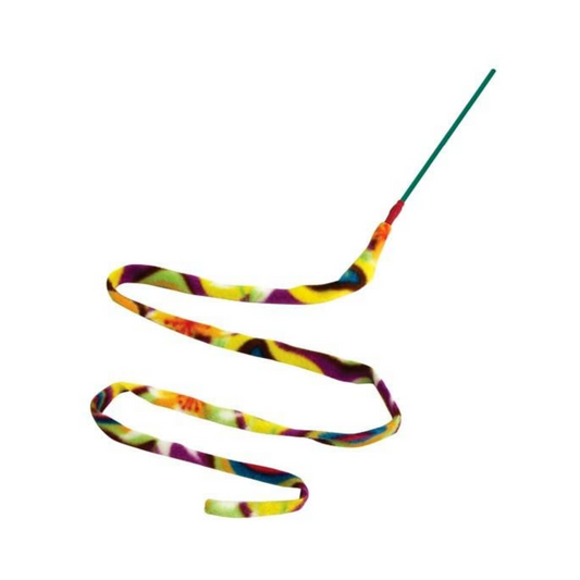 Cat Dancer Cat Charmer Interactive Cat Toy, Tie-Dye, 3 Pack