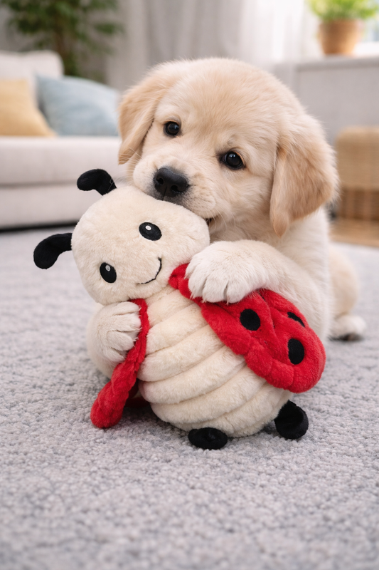 Pet Lou Bugs Life - Ladybug Dog Toy, 16-Inch, Assorted Colors
