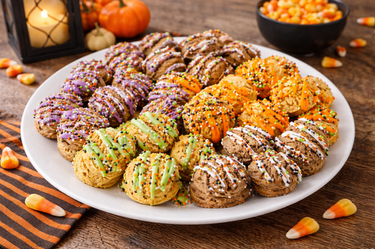 K9 Granola Factory Halloween Puppy Platter Dog Treats - Carob Candy Crunch Recipe Dog Treats