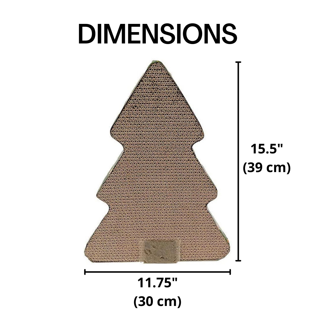 Midlee Christmas Tree Shaped Cat Scratcher