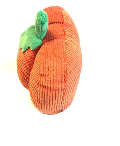 Midlee Pumpkin Smiley Face Halloween Dog Toy