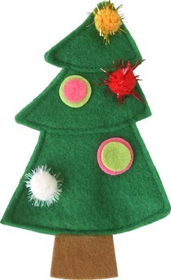 Cat n' Around Organic Catnip Stuffed Cat Christmas Tree Toy
