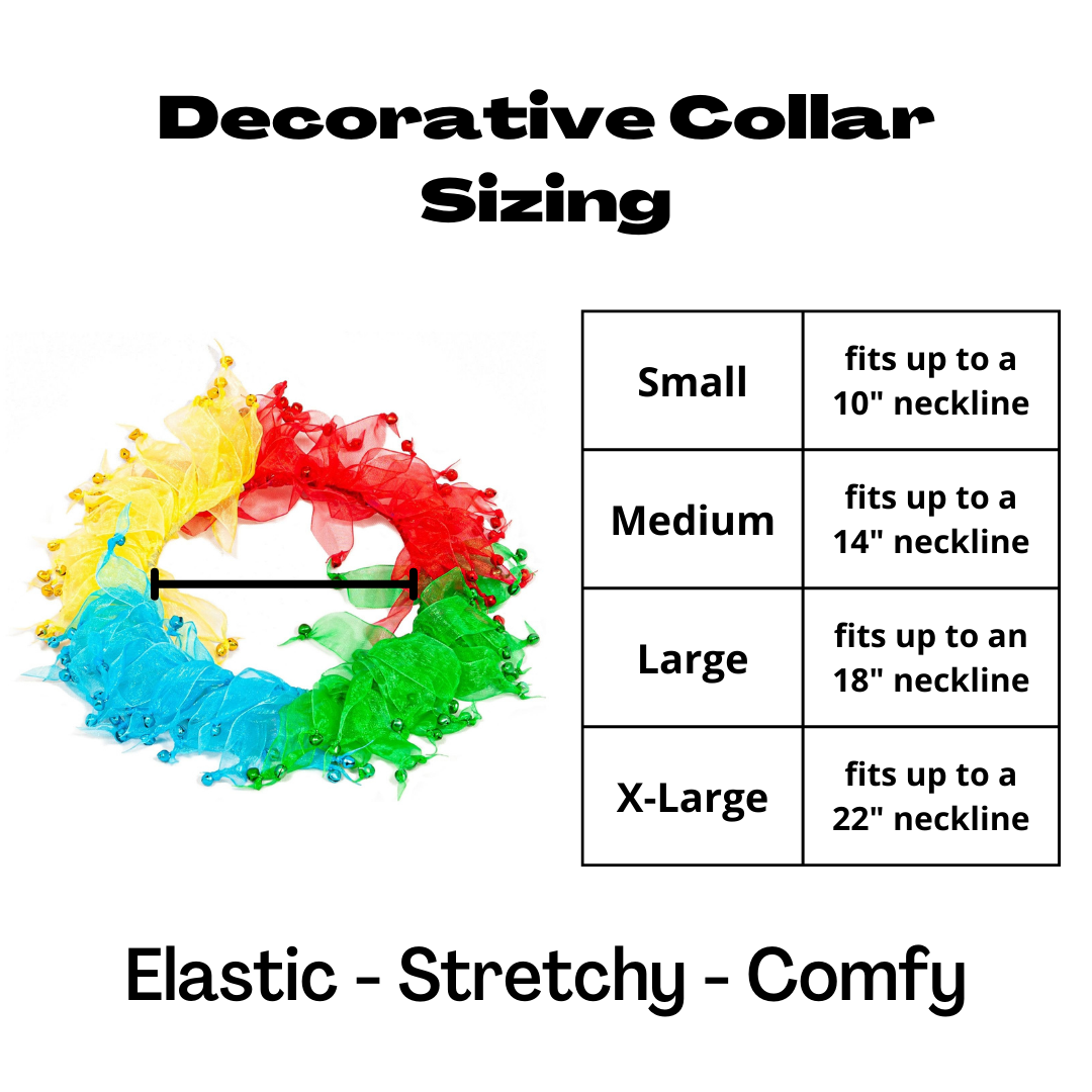 Midlee Rainbow Decorative Dog Collar