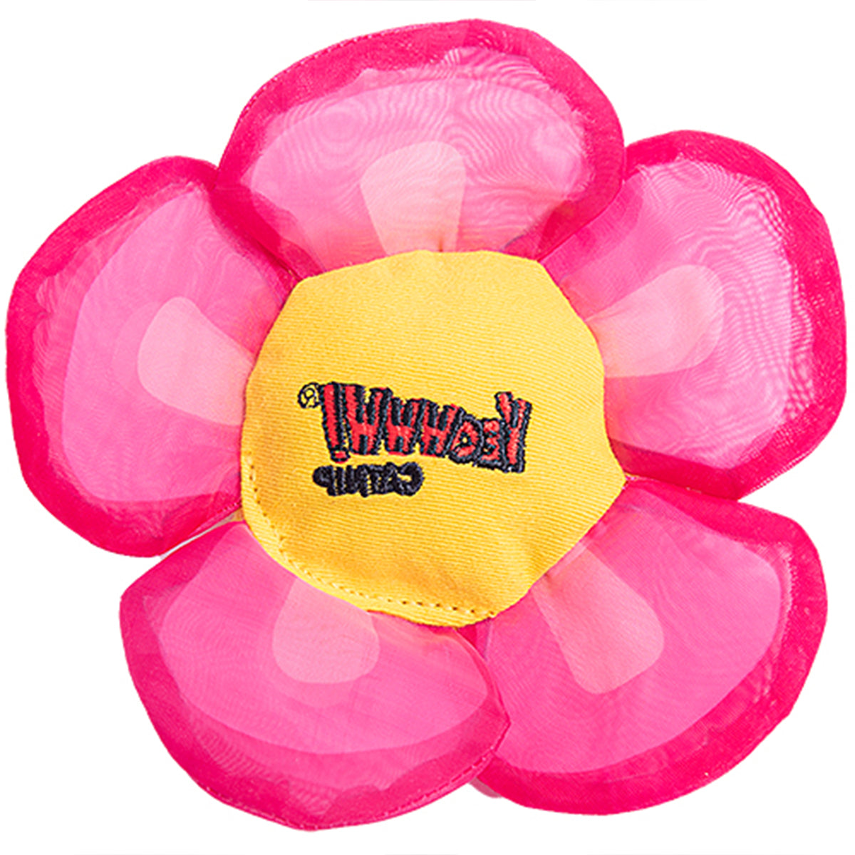Yeowww! Daisy's Flower Tops Catnip Filled Cat Toy - Pink