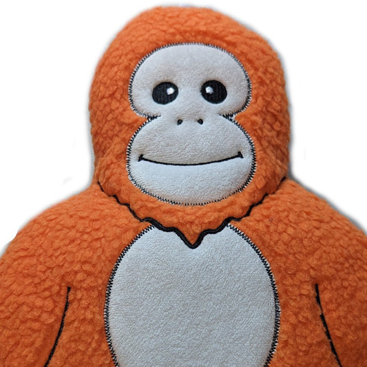 Dog Star Wildlife Fleece Plush Toy - Ozzie the Orangutan