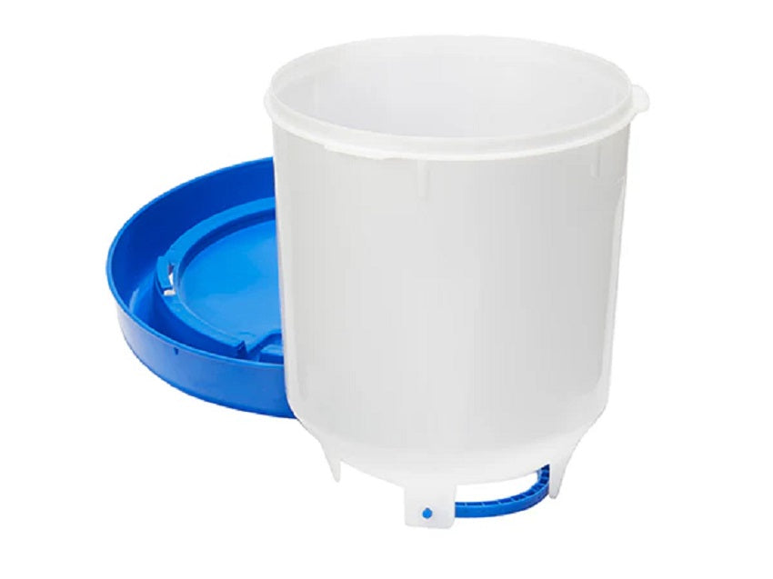 Double-Tuf Poultry Waterer with Legs Durable Water Container - 2.5 Gallon