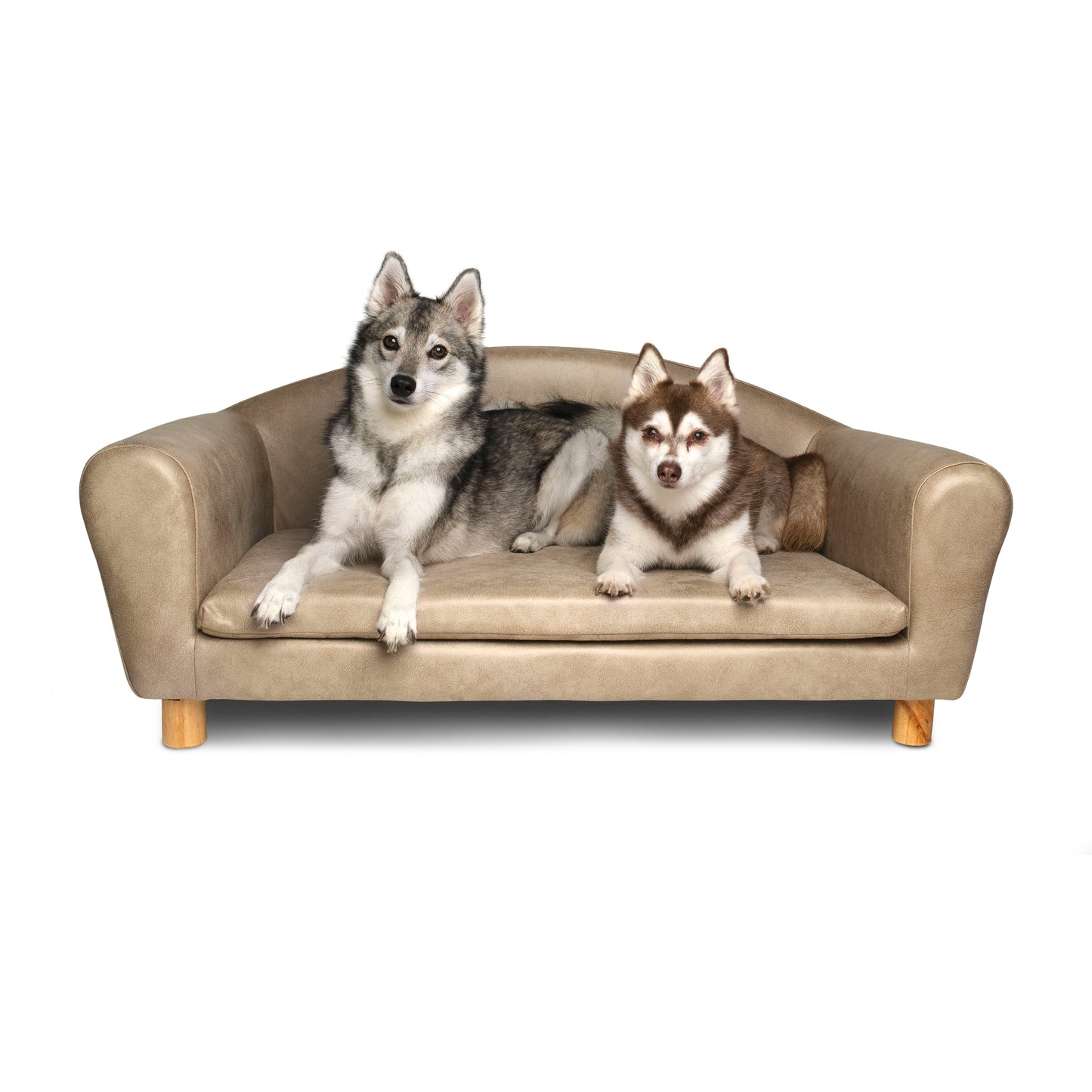 Midlee Duke Pet Couch Bed- Large Dog Sofa Furniture