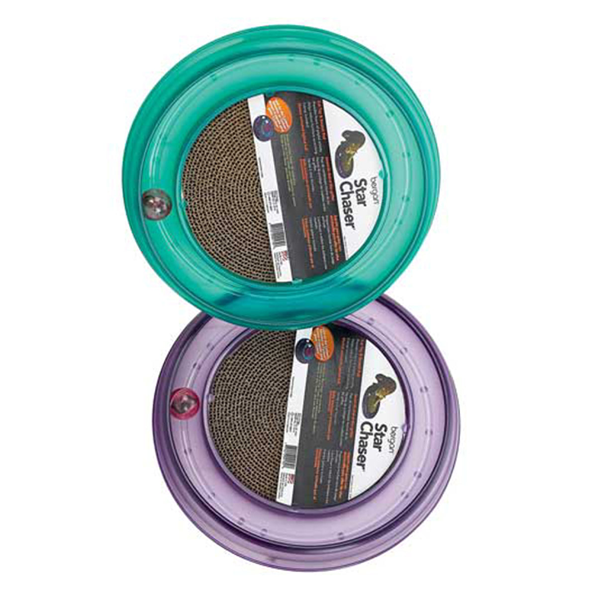 Bergan Star Chaser Turbo Scratcher Cat Toy -Assorted Colors