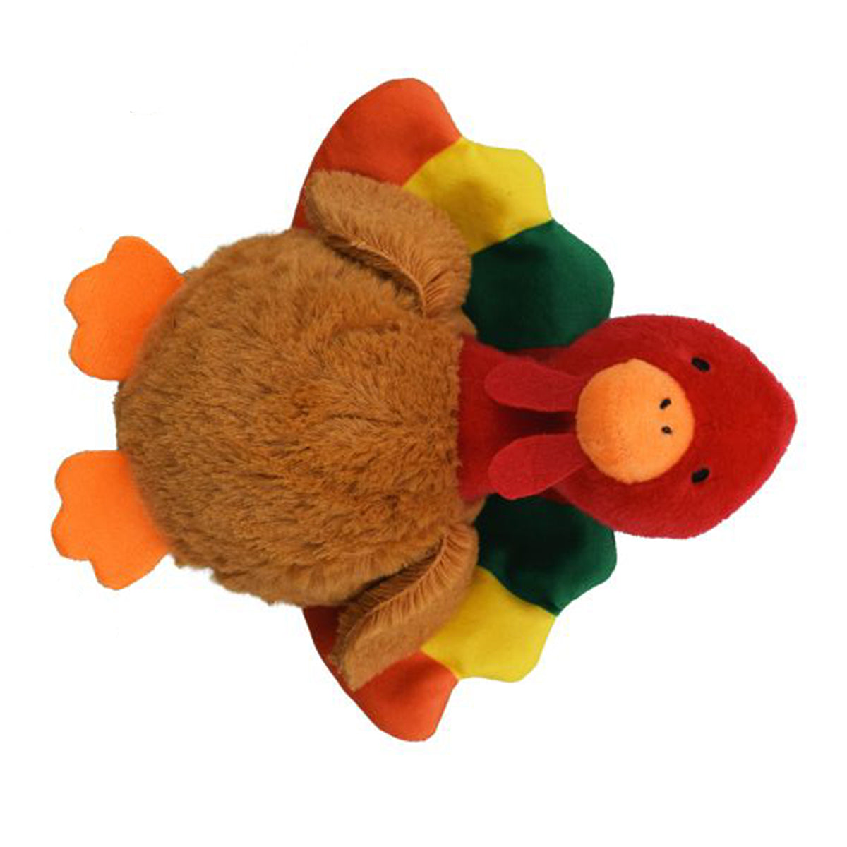 Multipet Harvest Knobby Noggin' Turkey Dog Toy