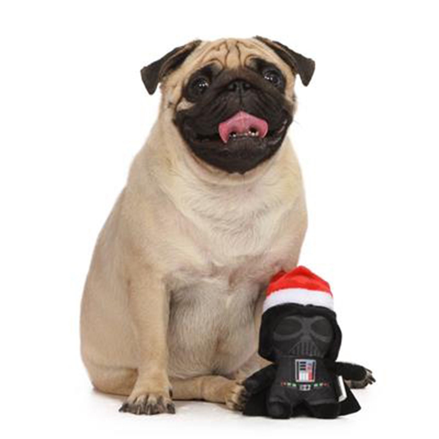 Star Wars: 6" Holiday Darth Vader Santa Squeaker Pet Toy