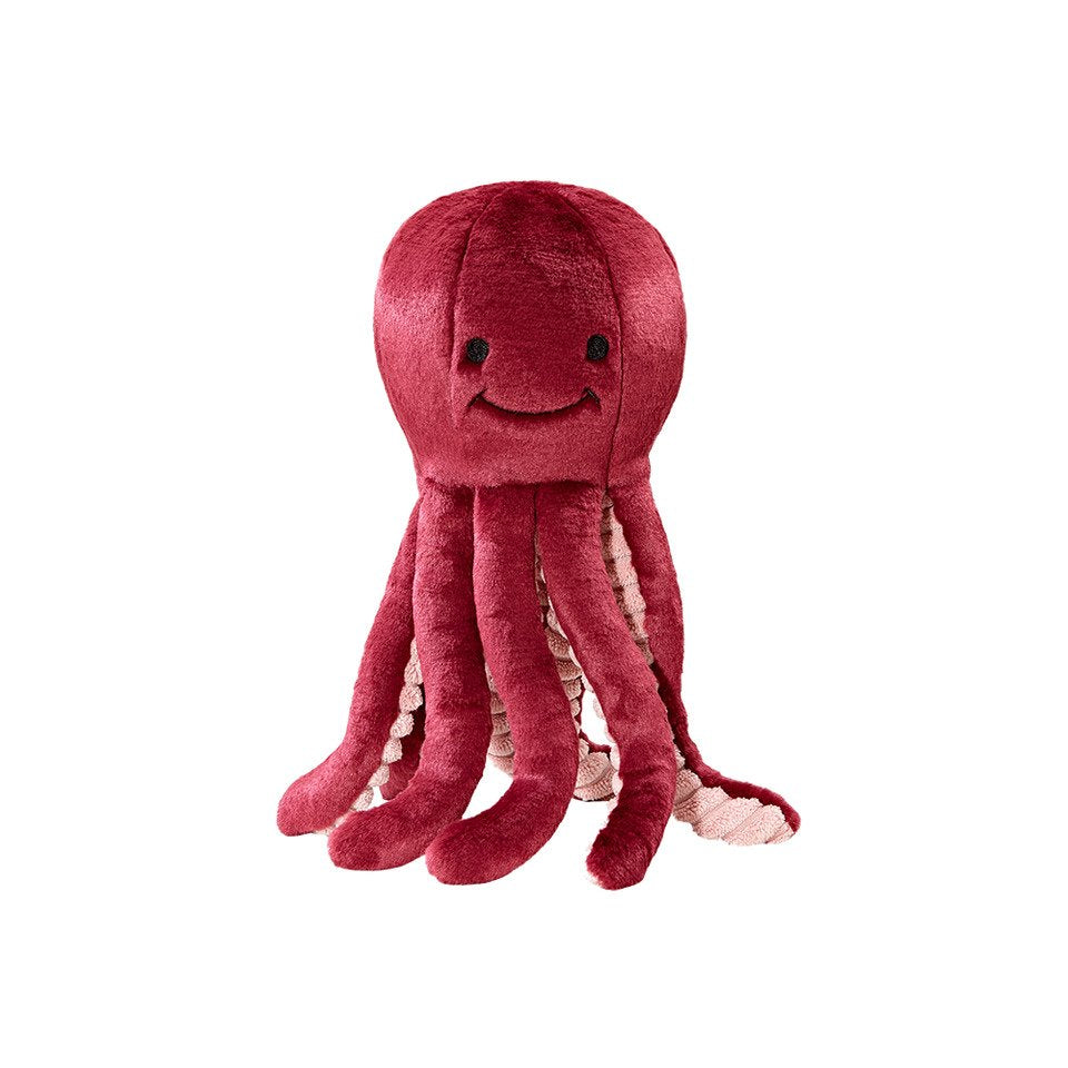 Fluff & Tuff Olympia Octopus Plush Dog Toy, 11 Inch, with Durable Tuffweb Mesh Liner