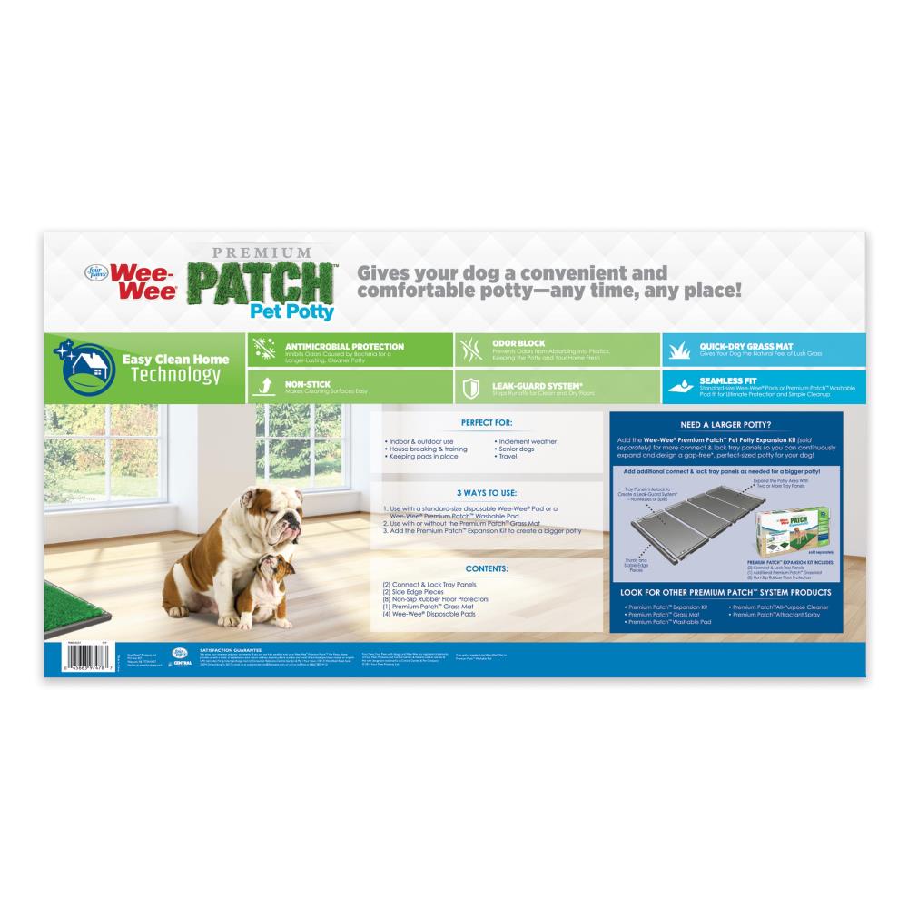 Four Paws Wee Wee Patch Indoor Potty 24.5"L x 25.7"W