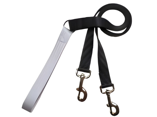 2 Hounds Freedom Harness' 4 Configuration Training Leash ONLY, 1" Black